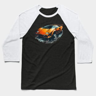 Lamborghini Countach Baseball T-Shirt